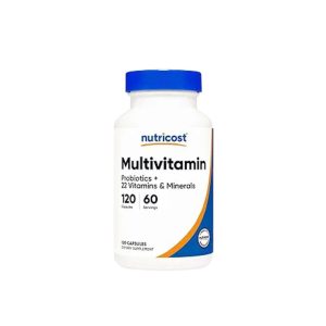 Nutricost Multivitamin with Probiotics - 120 Capsules