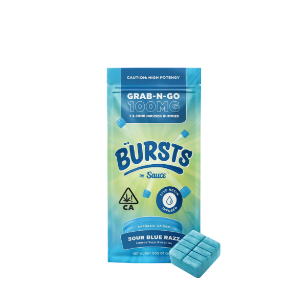 Sauce Bursts Live Resin Edible 100mg - Image 2